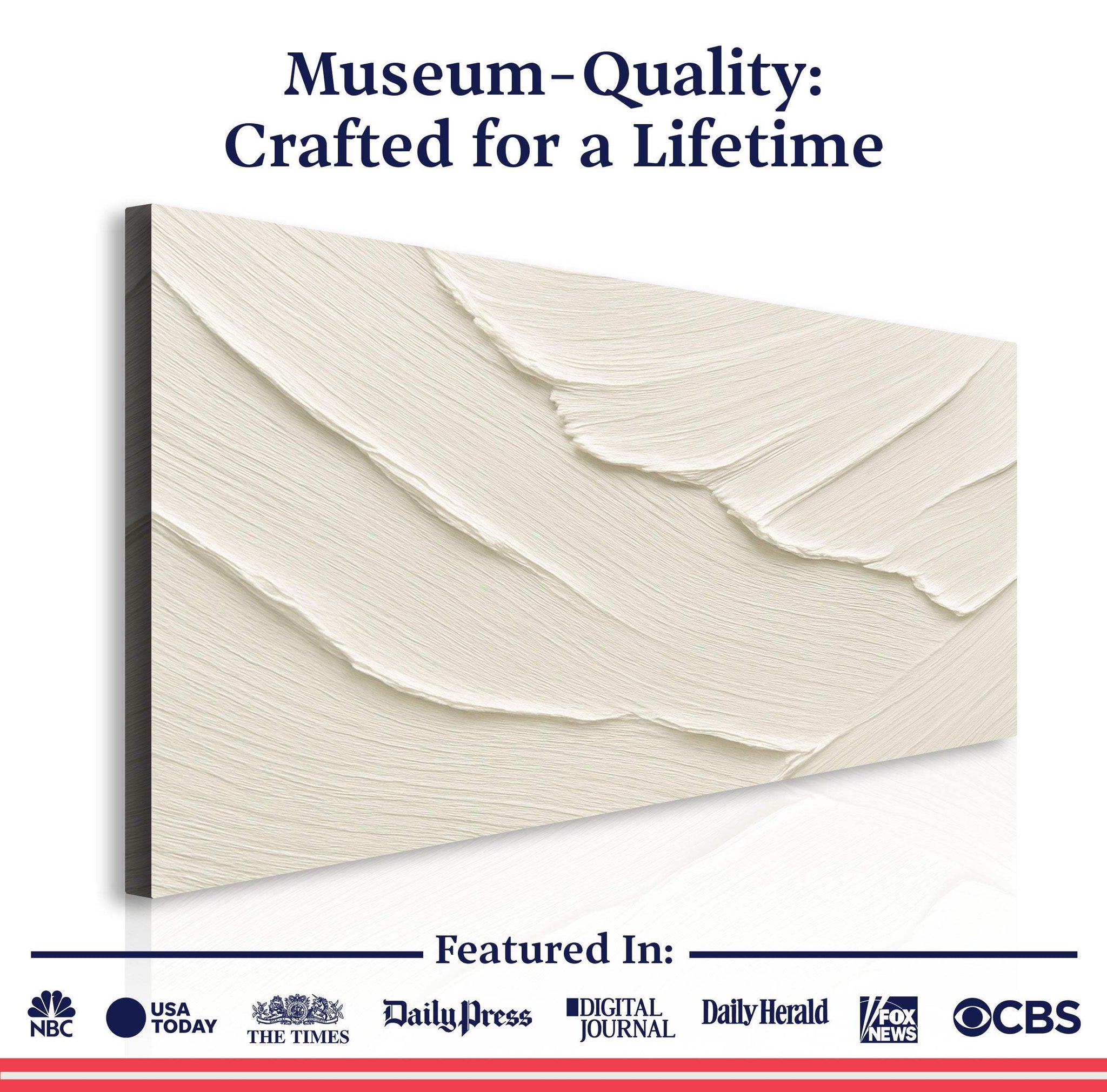 Abstract Minimalist Wave Wall Art II - Tailored Canvases - Flyclothing LLC