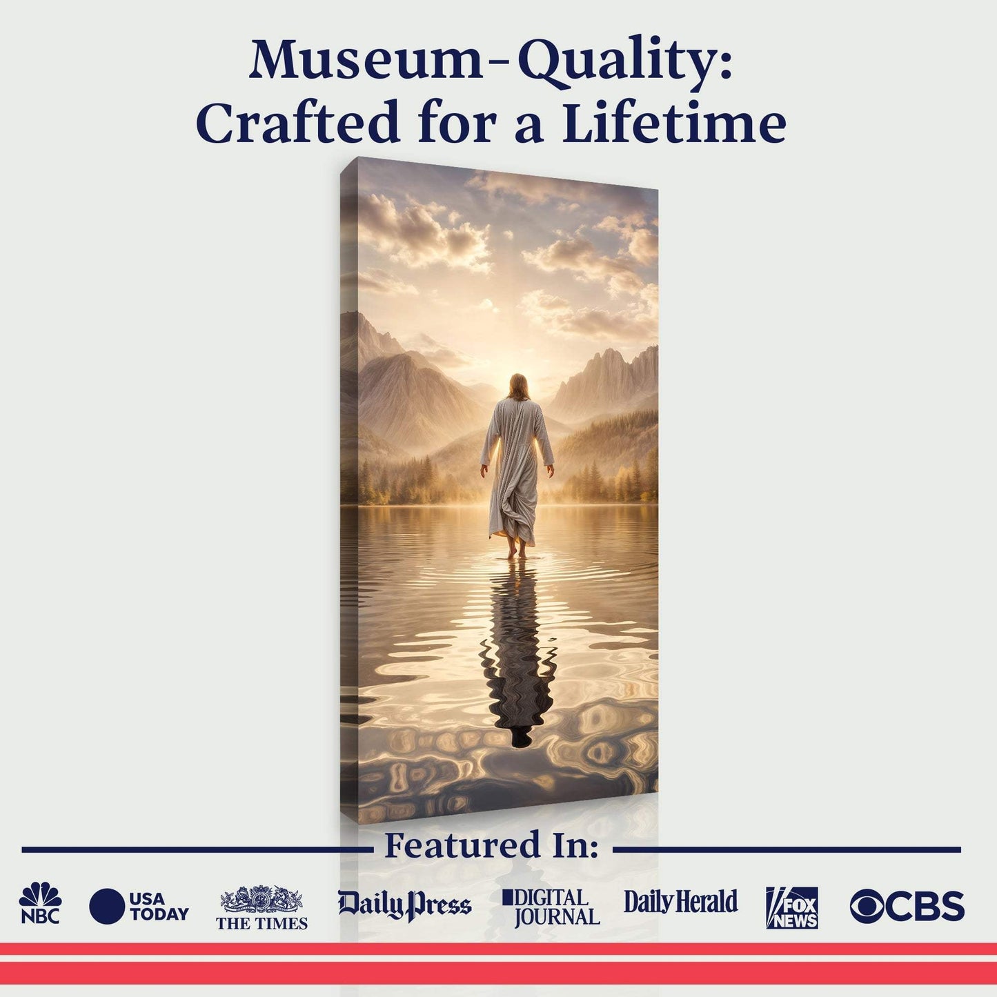 Reflections Faith Wall Art IV - Tailored Canvases - Flyclothing LLC