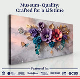 Floral Symphony Wall Art - Tailored Canvases - Flyclothing LLC