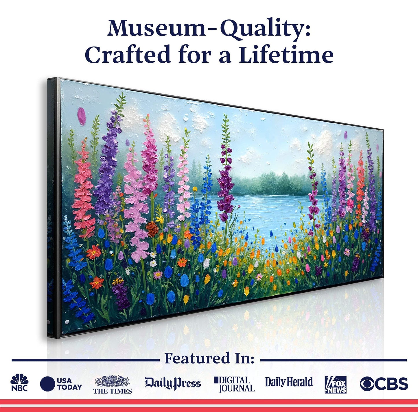 Alphine Meadow Wall Art - Tailored Canvases - Flyclothing LLC