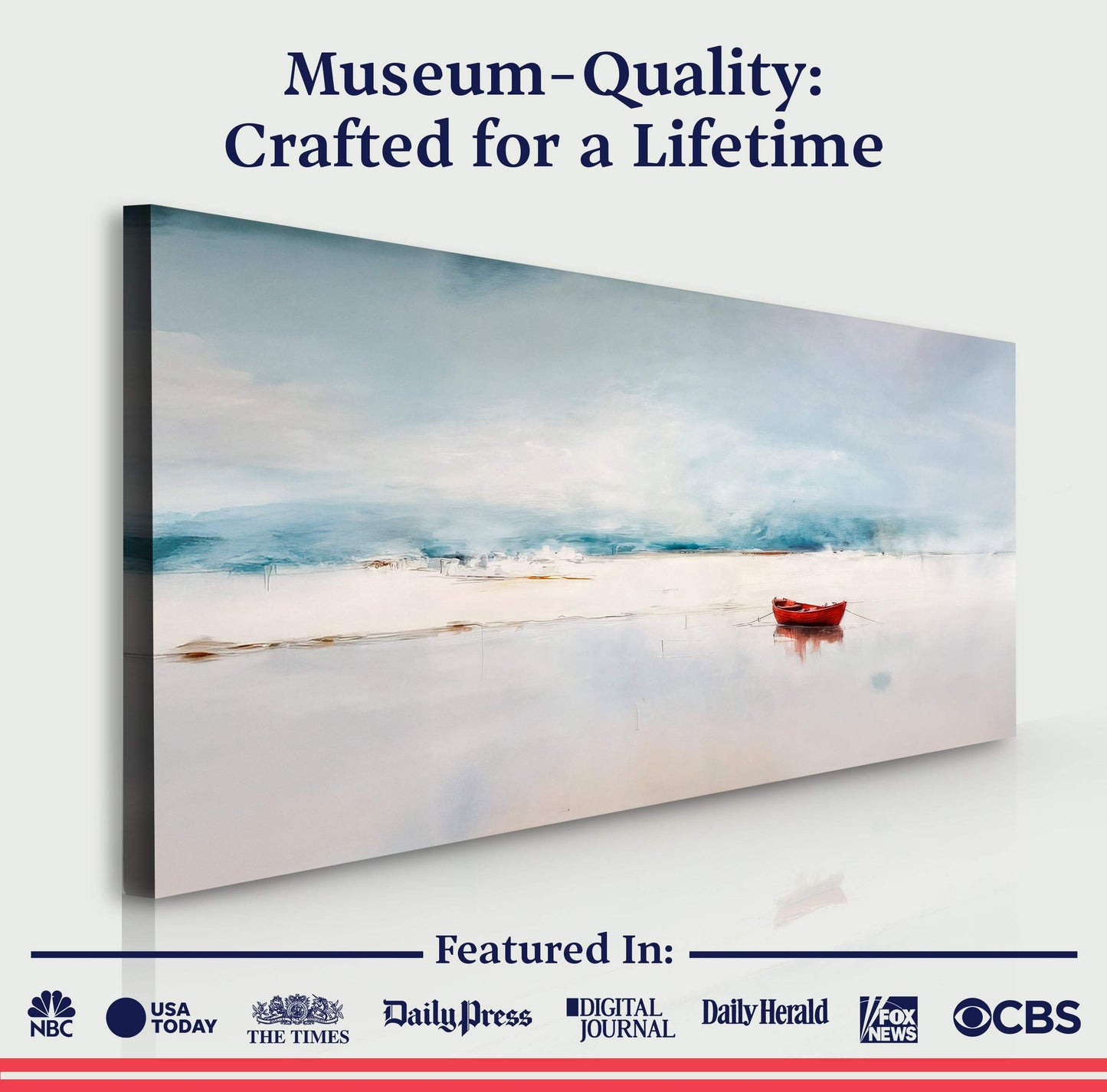 Misty Morning Abstract Wall Art - Tailored Canvases - Flyclothing LLC