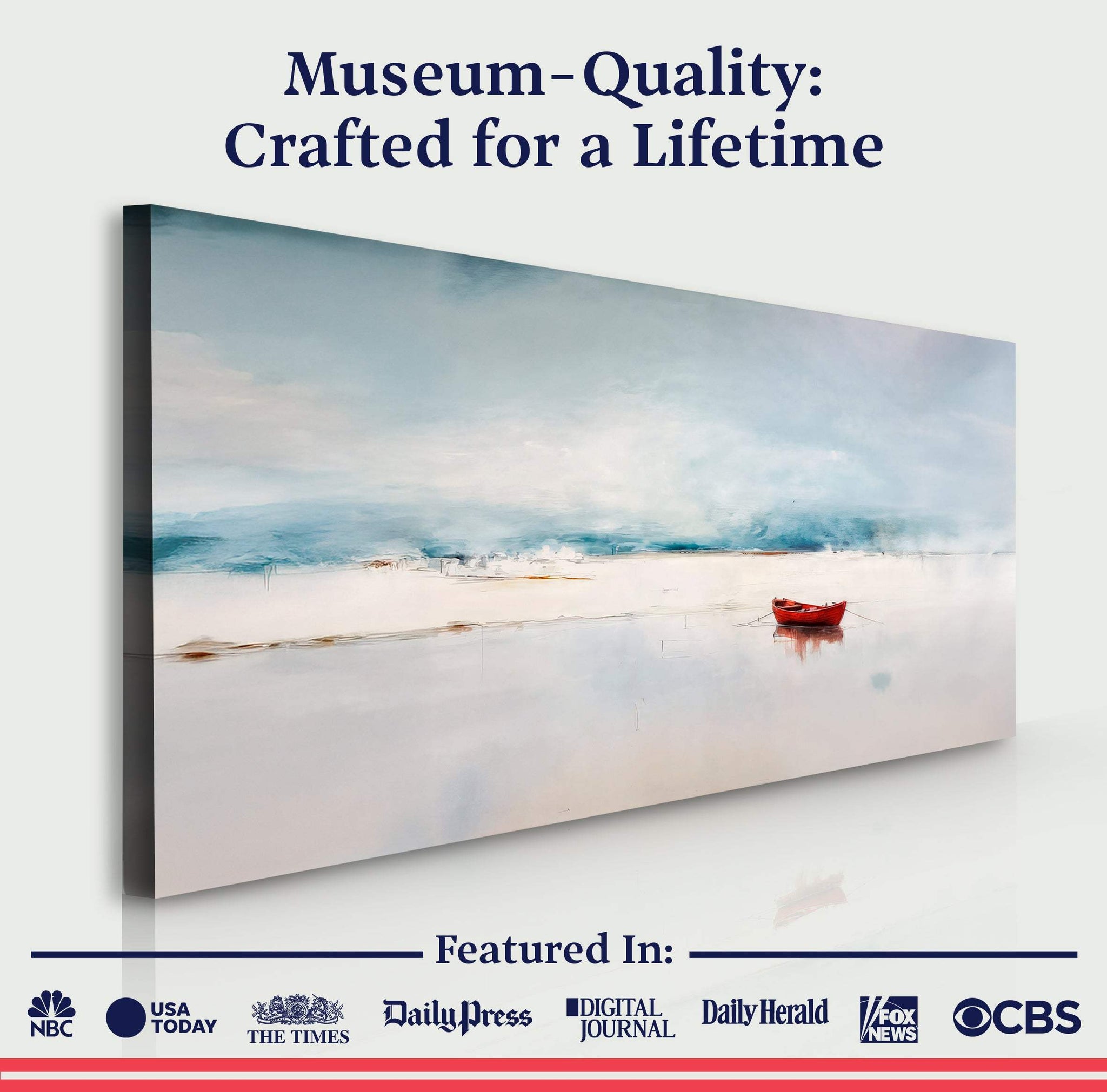 Misty Morning Abstract Wall Art - Tailored Canvases - Flyclothing LLC
