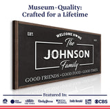 Welcome Home Wall Sign - Tailored Canvases - Flyclothing LLC