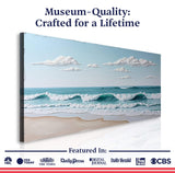 Serene Ocean Wave Coastal Wall Art XI - Tailored Canvases - Flyclothing LLC