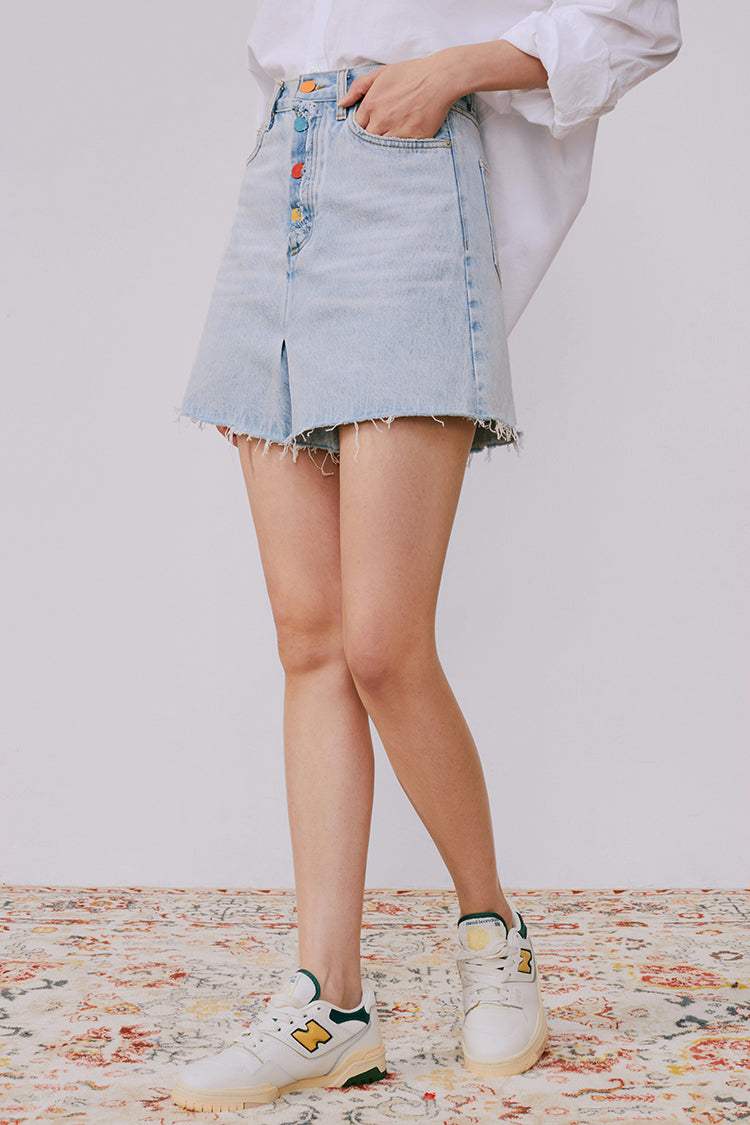 Rainbow Pleat Skort HJ119 [FINAL SALE] - Hey Joanie - Flyclothing LLC