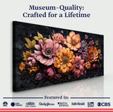 Colorful Floral Realistic Wall Art - Tailored Canvases - Flyclothing LLC