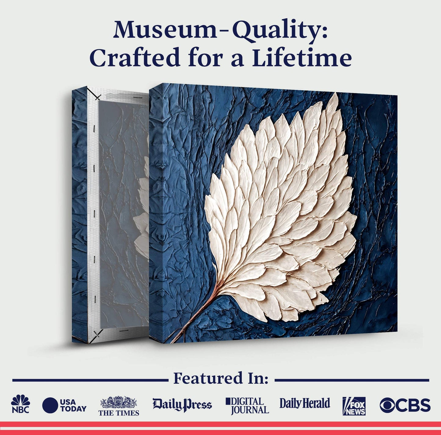 Ivory Bloom Wall Art - Tailored Canvases - Flyclothing LLC