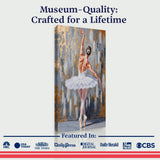 Modern Ballet Elegance Wall Art - Tailored Canvases - Flyclothing LLC
