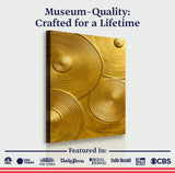 Gold Symphony Wall Art - Tailored Canvases - Flyclothing LLC