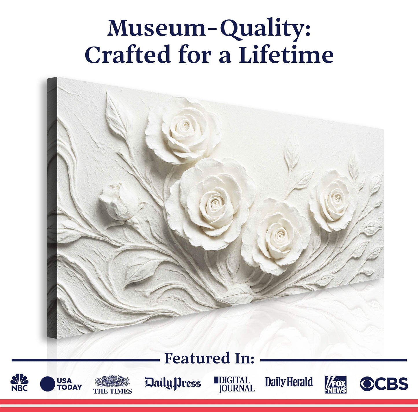 Floral Abstract Wall Art - Tailored Canvases - Flyclothing LLC