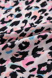 Leopard V-Neck T-Shirt - Trendsi - Flyclothing LLC