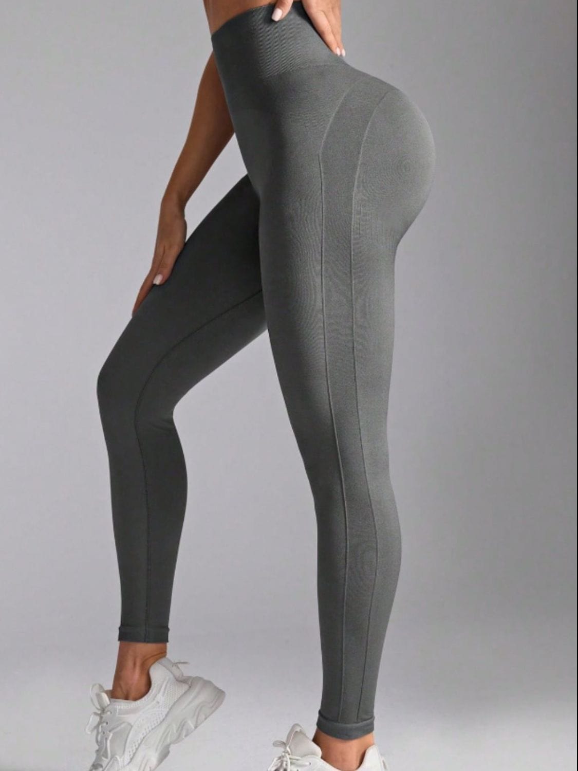 High Waist Active Leggings - Trendsi