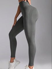 High Waist Active Leggings - Trendsi