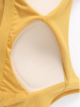 Scoop Neck Cropped Cami with Chest Pads - Trendsi - Flyclothing LLC