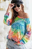 BiBi Tie Dye Soft Knit Jersey T-Shirt - Trendsi - Flyclothing LLC