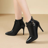 Point Toe Stiletto Boots - Trendsi - Flyclothing LLC
