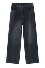 Baggy Jeans with Pockets - Trendsi - Flyclothing LLC