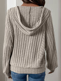 Perfee Drawstring Long Sleeve Hoodie - Trendsi