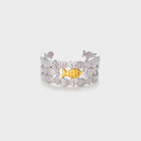 925 Sterling Silver Fish Open Ring - Trendsi
