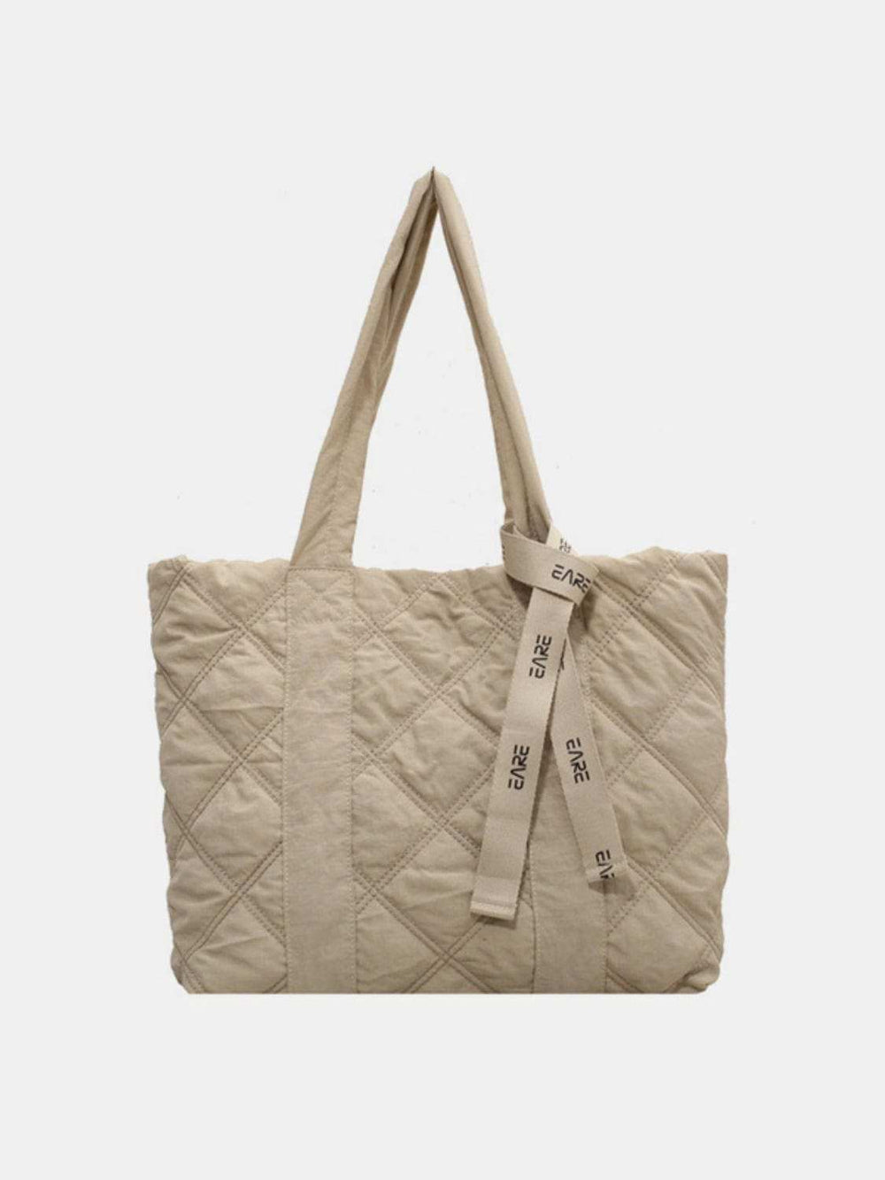 Quilted Nylon Large Tote Bag - Trendsi - Flyclothing LLC