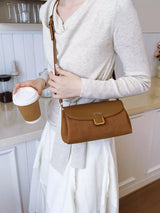 Buckle Flap Crossbody Bag - Trendsi - Flyclothing LLC