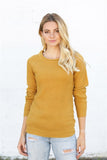 Round Neck Raglan Sleeve Sweater - Trendsi
