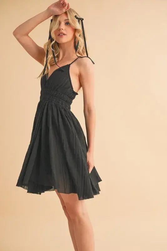 Aemi+Co Lace Detail Mini Cami Dress - Trendsi - Flyclothing LLC
