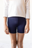 Navy Twirl Shorts - Mila & Rose ®