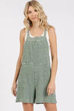 Mittoshop Textured Knotted Wide Strap Overalls - Trendsi