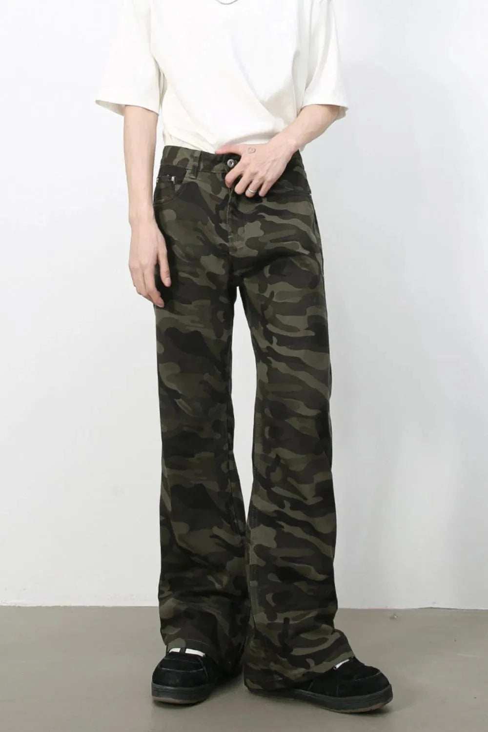 Men's Camouflage Jeans with Pockets - Trendsi - Flyclothing LLC