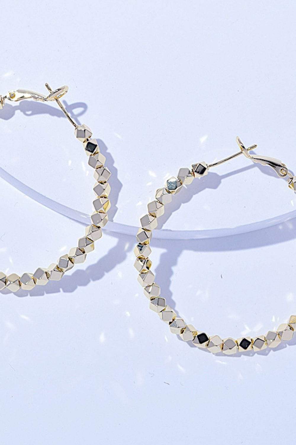 Alloy Hoop Earrings - Trendsi - Flyclothing LLC