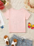 Children's Butterfly Tree Graphic Casual T-Shirt - Trendsi - Flyclothing LLC