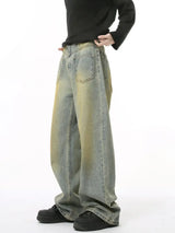 Men's Distressed Backward Jeans - Trendsi - Flyclothing LLC