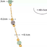 18K Gold-Plated Titanium Steel Necklace - Trendsi - Flyclothing LLC