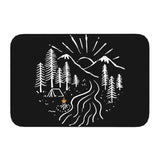 River Scenery Flocked Floor Mat Ground Protection Mat