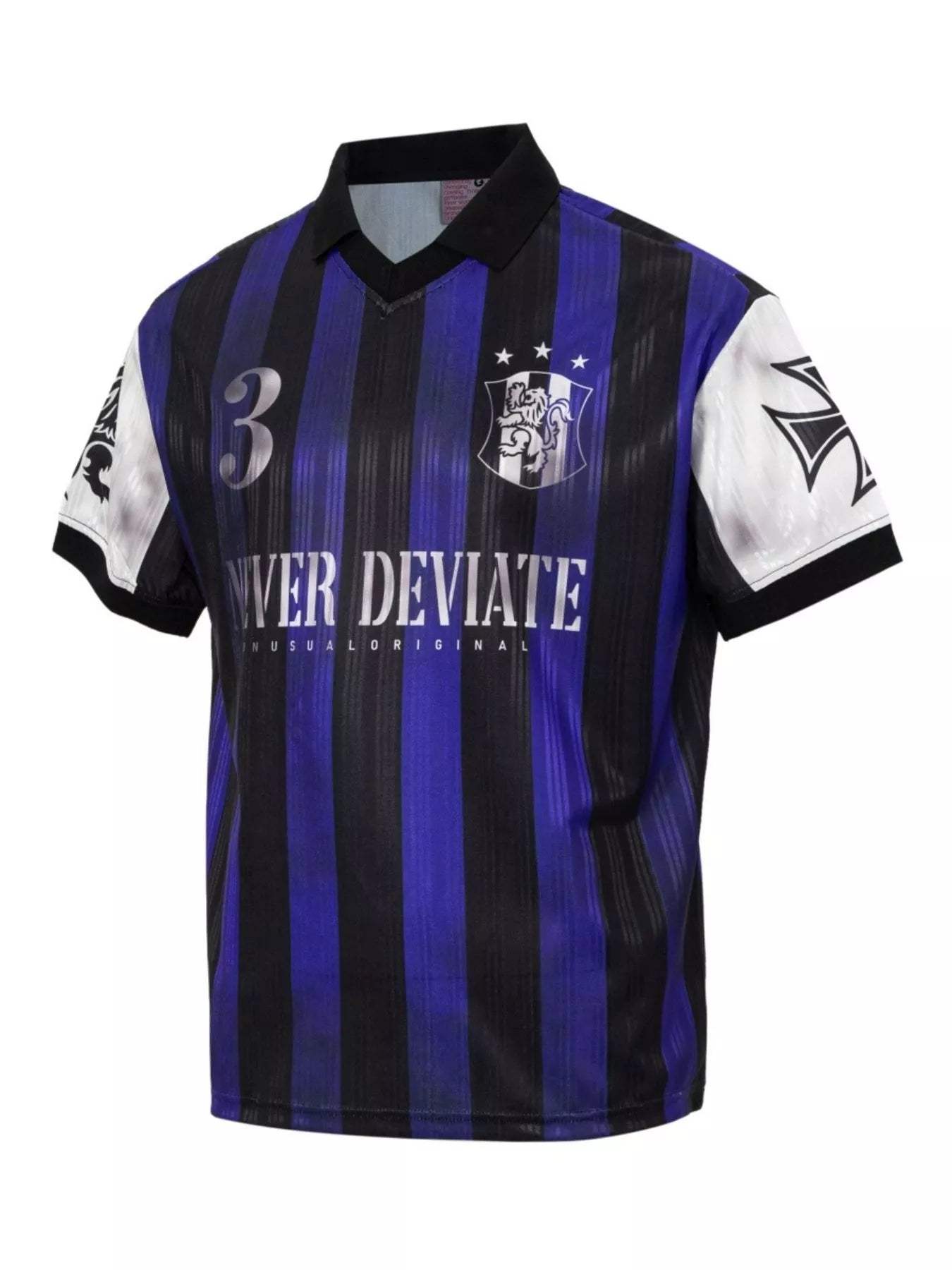 Men's Striped Soccer Jersey T-Shirt - Trendsi - Flyclothing LLC