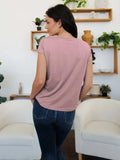 FAM-FAM V-Neck Short Sleeve T-Shirt - Trendsi - Flyclothing LLC