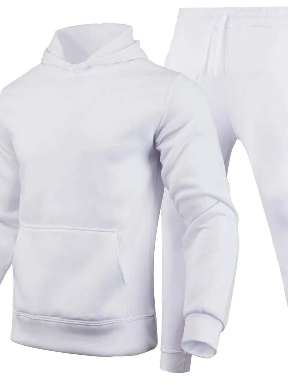 Men's Full Size Long Sleeve Hoodie and Pants Set Plus Size - Trendsi - Flyclothing LLC