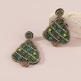 Christmas Tree Dangle Earrings - Trendsi - Flyclothing LLC