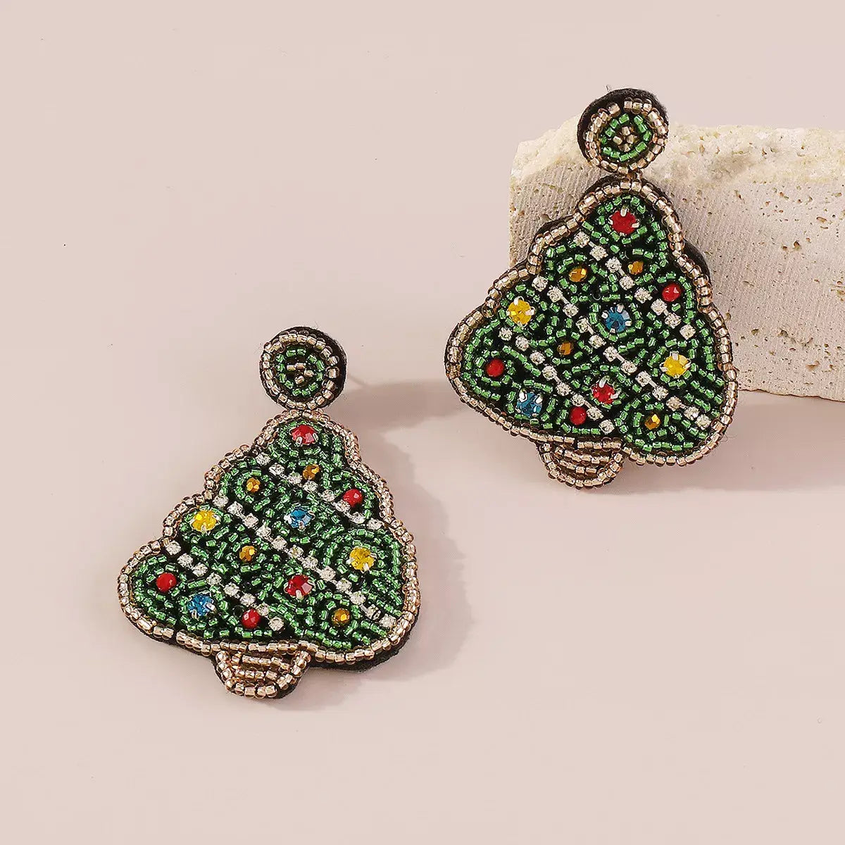 Christmas Tree Dangle Earrings - Trendsi - Flyclothing LLC
