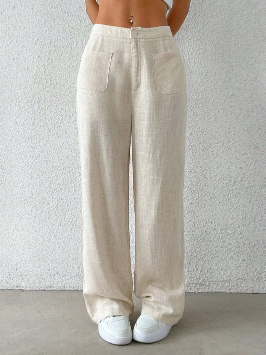 Wide-Leg Pants - Trendsi - Flyclothing LLC