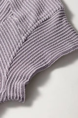 Corded Knit Short Sleeve T-Shirt and Wide Leg Pants Set - Trendsi - Flyclothing LLC