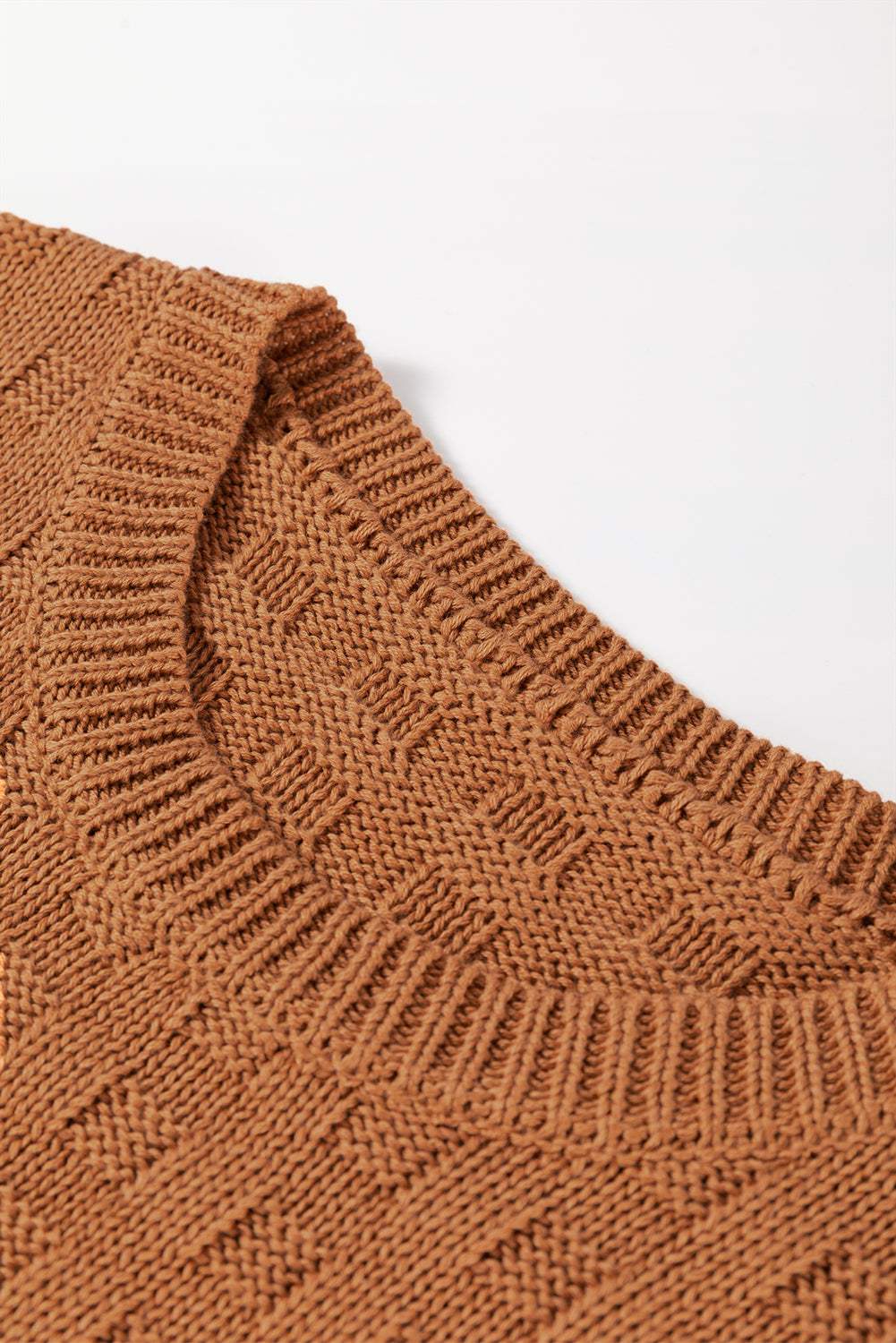 Round Neck Cap Sleeve Sweater Vest - Trendsi - Flyclothing LLC