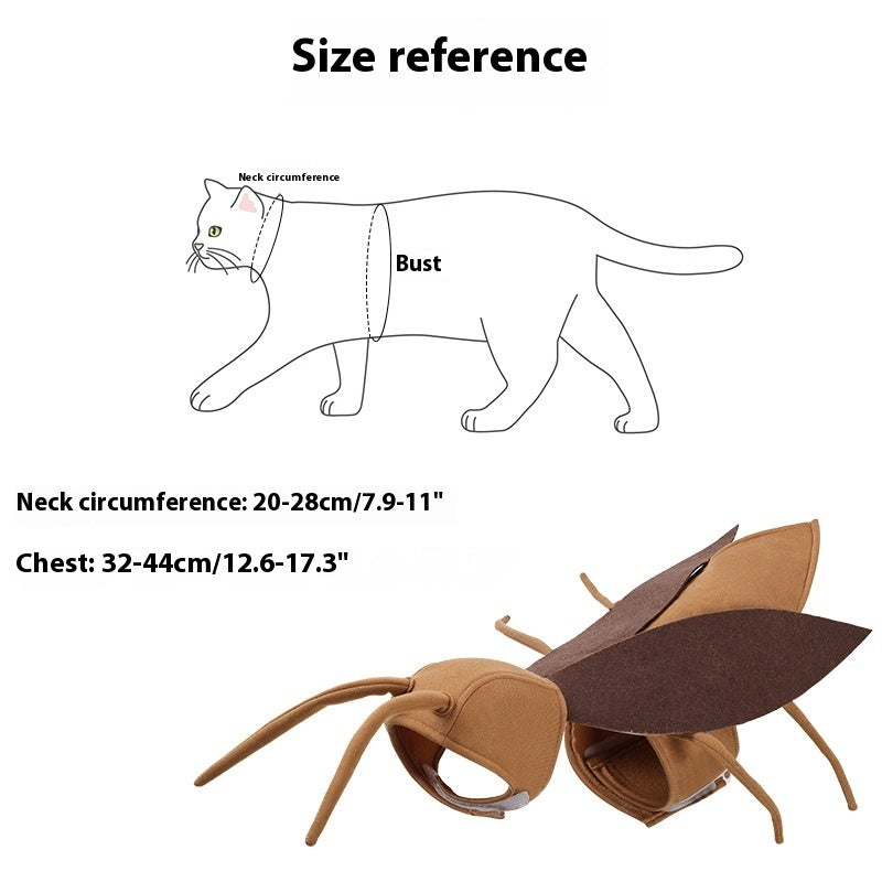 Dog Holiday Clothing Cute Cat Cockroach Pet Costume - My Store - Flyclothing LLC