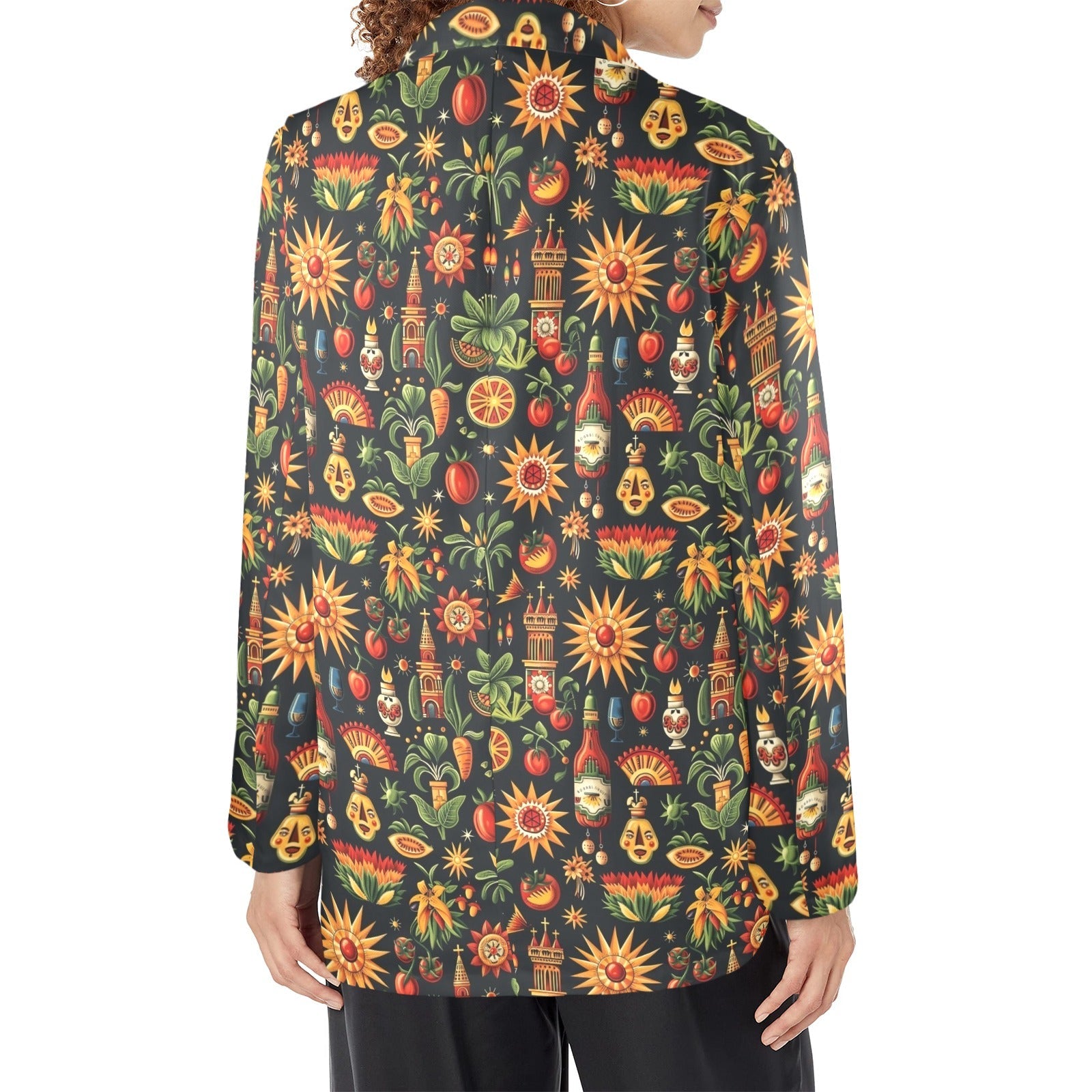 Baha Ranch Colores De Mexico - Mexico Culture Blazer