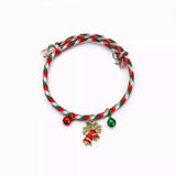 Christmas Charm Braided Rope Bracelet - Trendsi - Flyclothing LLC