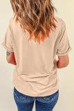 AMERICA Round Neck Short Sleeve T-Shirt - Trendsi - Flyclothing LLC