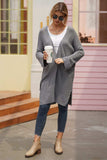 Open Front Long Sleeve Cardigan - Trendsi - Flyclothing LLC