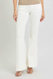 RISEN Full Size High Rise Front Patch Pocket Flare Jeans - Trendsi - Flyclothing LLC