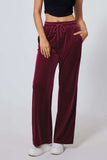 Drawstring Waist Wide Leg Active Pants - Trendsi - Flyclothing LLC